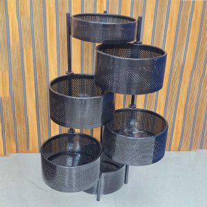 6 Layer Round Shape Kitchen Rack