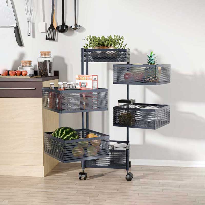 6 Layer Square Shape Kitchen Rack - Image 5