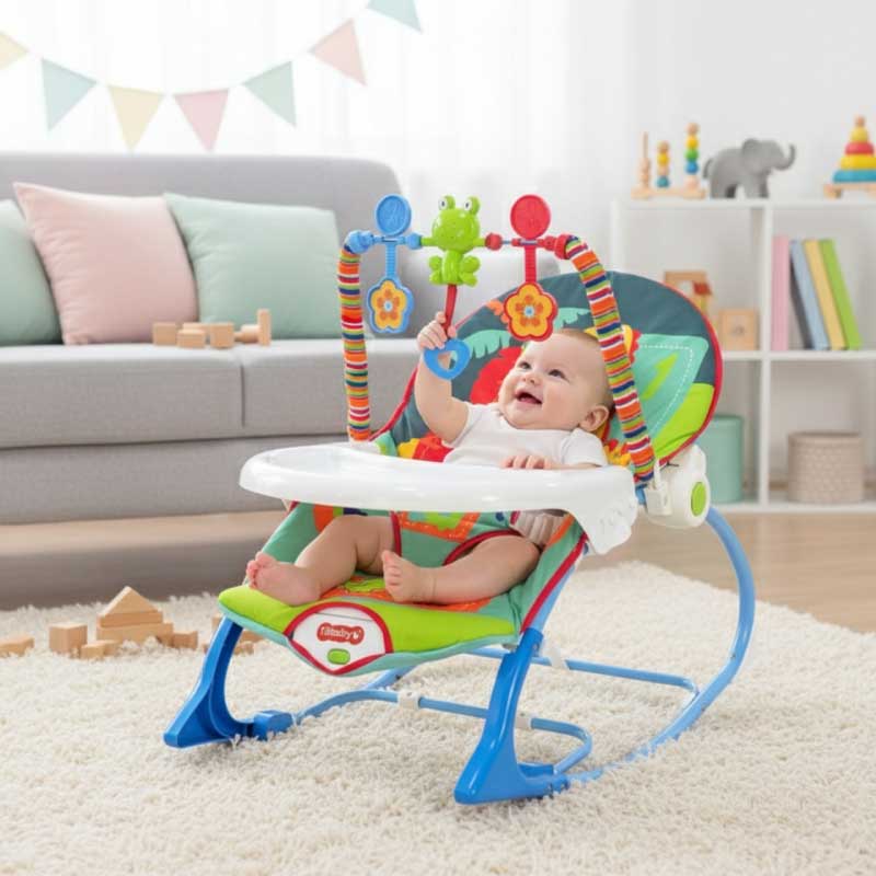 Ti Baby Toddler Rocker Dining Chair BLUE - Image 2