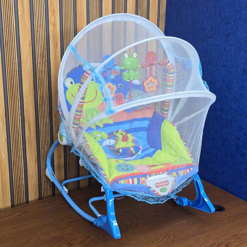 Ti Baby Toddler Rocking & Dining Chair with Mosquito Net Contact to Order blue - Image 3